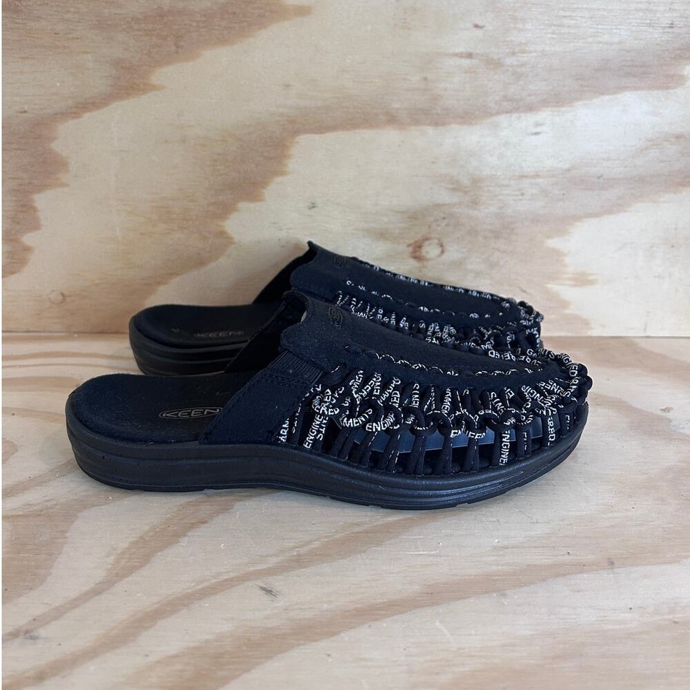 Keen X Engineered Graments EG Uneek 2 Mules Slip-On Black Women's -7.5 -1024064